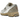 New Balance 1906R Sea Salt Marblehead sneakers i sideprofil, med en hvid og grå mesh-overdel, grå N-logo detaljer og en beige mellemsål