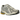 New Balance 1906 Moonbeam Raincloud sneakers set fra siden med beige mesh-overdel, grå læderdetaljer, N-lock snøring og en robust gummisål
