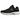 New Balance 2002R Black Gunmetal sneakers i en dynamisk vinklet profilvisning med sort nubuck-overdel, grå detaljer og klassisk N-logo