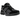 New Balance 2002R Black Dark Grey sneakers i en vinklet profilvisning med overdel i sort mesh, ruskindspaneler og en grå N-logo detalje.