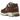 New Balance 2002R Rich Oak Dark Mushroom sneakers i en vinklet visning med brun ruskindsoverdel, tekstureret mellemsål og ikonisk N-logo på siden