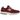 New Balance 2002R Bordeaux sneakers set fra siden med bordeaux ruskindsdetaljer, grå mesh-overdel og hvid stødabsorberende mellemsål