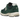 New Balance 2002R Nightwatch Green sneakers i en vinklet profilvisning med mørkegrøn ruskindsoverdel, hvide detaljer og en robust grå ydersål.