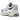 New Balance 2002R White Natural Indigo sneakers sideprofil med hvide læderoverlejringer, blå detaljer og dæmpet mellemsål
