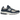 New Balance 2002R Vintage Indigo Calm Taupe sneakers i profil, der viser en kombination af mørkeblå ruskind og beige mesh med en stødabsorberende sål