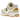New Balance 2002R Joe Freshgoods Conversations Amongst Us sneakers set fra siden med beige mesh, ruskinddetaljer og gulnede detaljer ved sålen