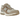 New Balance 2002R Driftwood Sandstone sneakers set fra siden med beige ruskind og mesh-overdel, grå N-logo detaljer og hvid mellemsål