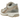 New Balance 2002R Driftwood Sandstone sneakers set fra siden med beige ruskind og mesh-overdel, beige snørebånd og hvid støddæmpende mellemsål.