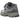 New Balance 2002R Grey Pocket sneakers i en vinklet profilvisning med grå ruskindspaneler, mesh-overdel og praktisk lynlåslomme på snørebåndene.