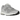 New Balance 2002R Mesh Raincloud Metallic sneakers sideprofil med grå mesh-overdel, læderdetaljer, sølvfarvede accenter og ABZORB-sål
