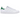 Adidas Stan Smith White Green sneakers set fra siden med hvid læderoverdel, ikoniske tre striber som perforeringer og grøn hælkap.