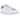 Adidas Stan Smith White Green sneakers i en klassisk sideprofil med hvid læderoverdel, grøn hælkappe og ikoniske perforerede striber på siden.