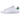 Adidas Stan Smith White Green sneakers vist fra siden med hvid læderoverdel, perforerede 3-striber og ikonisk grøn hælkappe.
