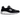 New Balance 990v2 MiUSA Black Grey sneakers i profil med overdel i sort ruskind og grå mesh samt ABZORB-sål