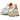 New Balance 530 White Sun Glow sneakers i vinklet profil med hvid overdel, gule detaljer og stødabsorberende hvid sål