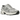 New Balance 530 Grey Matter Silver Metallic sneakers i vinklet profil med grå mesh-overdel, metalliske sølvdetaljer og hvid ABZORB mellemsål