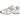 New Balance 530 Sea Salt Mercury Red sneakers i profil med hvid mesh, beige detaljer, røde accenter og chunky ABZORB mellemsål for optimal komfort.