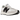New Balance 327 Sea Salt Black sneakers i profil, der viser den hvide overdel i mesh og læder, sort 'N'-logo samt den markante knop-ydersål.