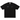 Palace x Nike Font Swoosh T-shirt Black sneakers, frontview af sort t-shirt med hvidt Palace og Nike grafik på brystet i blødt bomuld