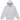 Supreme Frayed Hooded Sweatshirt Heather Grey sneakers frontvisning med rå kanter, klassisk hættetrøje i grå bomuld og frontlogo