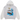 Supreme MM6 Maison Margiela Eagle Zip Up Hooded Sweatshirt White, frontvisning af grå hættetrøje med lynlås, grafisk eagle-print og synlige sømme