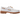 Timberland 3-Eye Lug Handsewn Boat Shoe White sneakers i en sideprofil med hvidt læder, håndsyede detaljer og den karakteristiske mørkebrune ydersål.