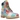 Timberland 6 Inch Premium Waterproof Boot Supreme Multi-Color sneakers sideprofil i flerfarvet læder med robust gummisål og synlig syning