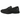 New Balance 1906L Black sneakers i en vinklet visning, der fremhæver det sorte, lukkede loafer-design med nethaltdetaljer og solid sål