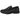 New Balance 1906L Black Croc sneakers i profil, udført i sort læder med krokodille-tekstur, snørebåndsløst loafer-design og detaljeret sål.