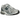 New Balance 1906R Silver Metallic Deep Ocean sneakers, vinklet profilvisning med metallisk sølv-mesh, dybblå detaljer og holdbar gummisål