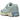 New Balance 1906R Ice Blue Melon Water sneakers sideprofil med blåt mesh-materiale, sølvdetaljer og en stødabsorberende hvid og lyseblå sål