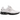 New Balance 2002R Leather Pack White sneakers i vinklet profil med hvid læderoverdel, grå detaljer, klassisk snøresystem og slidstærk ydersål.