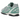 New Balance 204L Kith Green Silver sneakers i vinklet profil med grønne og sølvfarvede overdele, hvide snørebånd og slidstærk gummisål.