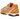 New Balance 204L Kith Orange sneakers set fra siden med markant orange overdel, hvide snørebånd og grå New Balance detaljer på siden.
