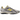 New Balance 204L Raincloud Baroque Gold sneakers i en vinklet visning med grå ruskindsoverdel, guldfarvede detaljer og en hvid sål