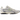 New Balance 204L Silver Metallic Sage Green sneakers i vinklet profil med skinnende sølvfarvede detaljer, grønne nuancer og hvid mellemsål