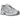 New Balance 530 Silver Metallic Raincloud Polka Dots sneakers i profilvisning med sølv- og grå nuancer, mesh-overdel og detaljer med prikmønster.