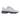 New Balance 740 Silver Metallic Rain Cloud sneakers set fra siden med skinnende sølv detaljer, åndbar mesh-overdel og en robust gummisål.