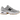 New Balance 740 Slate Grey Frosted Glass White Gum sneakers i profil med grå mesh-overdel, læderdetaljer og en klassisk gummi-ydersål.
