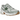 New Balance 740v2 Grey Matter Dark Alpine Green sneakers i vinklet profil med grå mesh-overdel, grønne detaljer og klassisk hvid mellemsål.