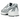 New Balance 740v2 White Shadow Grey Navy sneakers i profil med hvide mesh-detaljer, grå ruskindspaneler og marineblå accenter på ydersålen
