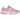 New Balance 9060 Pink Overdye sneakers set fra siden med et voluminøst design, rosa nuancer, ruskindsoverlays og en chunky hvid mellemsål