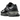 New Balance 9060 Black Castlerock Grey sneakers set fra siden med sort og grå overdel i ruskind og mesh samt den chunky mellemsål