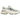 New Balance 9060 Sea Salt Yellow sneakers set fra siden med beige mesh, læderdetaljer, gult logo og en tyk, skulpturel hvid mellemsål.