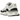 New Balance 9060 Grey Jet Black sneakers set fra siden med lagdelt grå overdel i ruskind og mesh samt en markant sort sål med synlig dæmpning