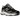 New Balance 9060 Black Grey sneakers set fra siden med sort mesh, grå ruskindspaneler og chunky sål med detaljer i hvid og grå.