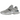New Balance 9060 Silver Metallic Grey sneakers i sideprofil, der fremviser en sølvfarvet metallisk overdel og en tyk, skulptureret sål