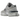 New Balance 9060 Silver Metallic Grey sneakers i sideprofil, der fremviser en chunky mellemsål, sølvfarvede detaljer og nubuck-overlays.