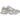 New Balance 9060 Light Grey Silver Metallic sneakers set fra siden med lagdelt mesh, ruskind i grå nuancer og sølvdetaljer på en chunky sål