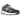 New Balance 9060 Navy Mushroom sneakers i en vinklet profilvisning med mørkeblå mesh-overdel, læderdetaljer og en tyk beige mellemsål.